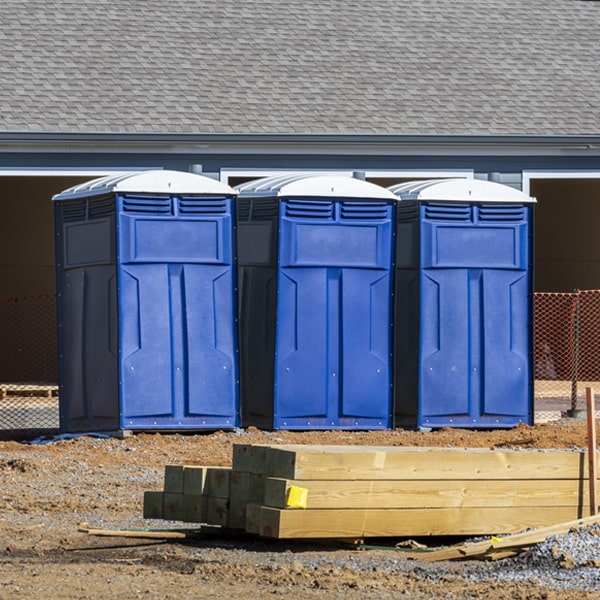 how can i report damages or issues with the portable toilets during my rental period in Wray GA